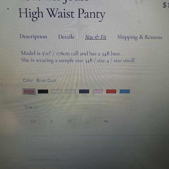 Bnwt Kiki De Montparnasse Tours Les Jours Soft Bra S And High Waist Bottoms - Picture 9 of 12